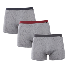 3PACK férfi boxeralsók Andrie szürke (PS 5702) XXL férfi alsó