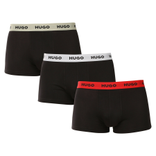 3PACK férfi boxeralsók HUGO fekete (50532611 977) L férfi alsó