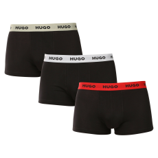  3PACK férfi boxeralsók HUGO fekete (50532611 977) XL