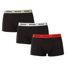 3PACK férfi boxeralsók HUGO fekete (50532611 977) XXL férfi alsó