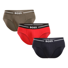  3PACK Férfi slip alsónadrág BOSS tarka (50517808 976) L