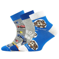 3PACK gyerek zokni Lonka többszínű (Dedotik - Mix G) 30/34 gyerek zokni