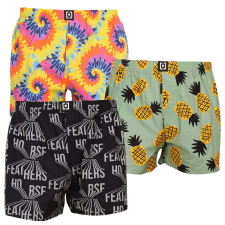 3PACK Manny Horsefeathers férfi klasszikus boxeralsó (AM167ABC) M férfi alsó