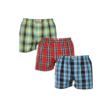 3PACK tarka férfi klasszikus boxeralsó Styx klasszikus gumi (3A102123) M férfi alsó