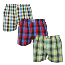 3PACK tarka férfi klasszikus boxeralsó Styx klasszikus gumi (3A102127) M férfi alsó