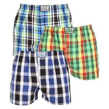 3PACK tarka férfi klasszikus boxeralsó Styx klasszikus gumi (3A11789) L férfi alsó