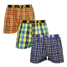  3PACK Tarka férfi klasszikus boxeralsó Styx sport gumi (3B092140) XL