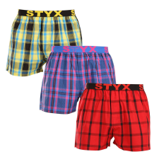 3PACK Tarka férfi klasszikus boxeralsó Styx sport gumi (3B103133) XXL férfi alsó