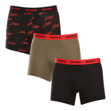  3PACK többszínű HUGO férfi boxeralsó (50517887 984) M