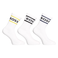 3PACK zokni BOSS magas fehér (50469371 106) M férfi zokni