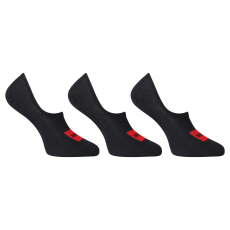  3PACK zokni HUGO alacsony fekete (50496082 401) L