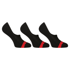  3PACK zokni HUGO alacsony fekete (50514916 001) L