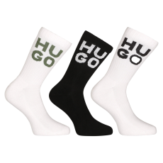  3PACK zokni HUGO magas többszínű (50518606 100) M