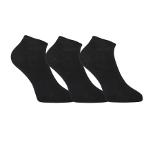 3PACK zokni Styx alacsony bambusz fekete (3HBN960) XL férfi zokni