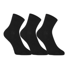3PACK zokni Styx bokazokni bambusz fekete (3HBK960) XL férfi zokni