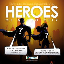 3Some Games Heroes of Metro City angol nyelvű társasjáték társasjáték