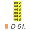  400 V! D61
