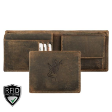  417765 605 Giorgio Carelli motívumos pénztárca őz fej