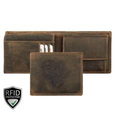  417765 606 Giorgio Carelli motívumos pénztárca muflon fej