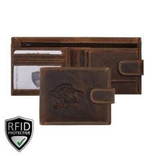  417797 602 Giorgio Carelli motívumos pénztárca vaddisznó egészalakos pénztárca