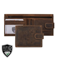  417797 605 Giorgio Carelli motívumos pénztárca őz fej