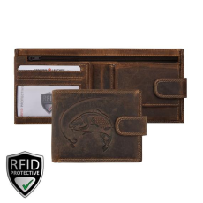  417797 607 Giorgio Carelli motívumos pénztárca ponty egészalakos horgászbottal