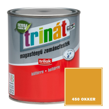 450 OKKER - TRINÁT MAGASFÉNYŰ ZOMÁNCFESTÉK - 0,25 L zománcfesték