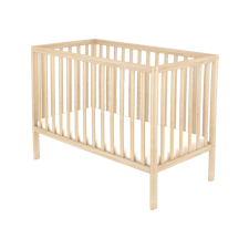 49990 Timba kiságy Niki egyenes végű 60x120 borostyán kiságy, babaágy
