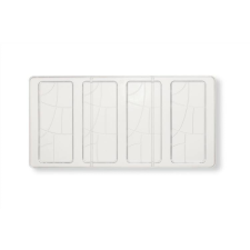  4 adagos vonal mintás polikarbonát táblás csoki forma sütés és főzés