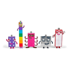 4 darab Numberblocks figurából álló készlet - hattól tízig Hand2Mind játékfigura