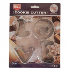  4 DARABOS FÉM SÜTEMÉNYKISZÚRÓ - LOVE sütés és főzés