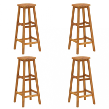  4 db tömör akácfa bárszék bútor