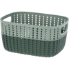 4-Home Duo műanyag kosár, zöld, 23,5 x 17,5 x 11,5 cm, zöld
