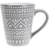 4-Home Ethnic kőagyag bögre, 300 ml, szürke, szürke