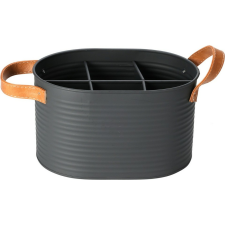 4-Home Fém kosár 6 palack számára, szürke konyhai eszköz