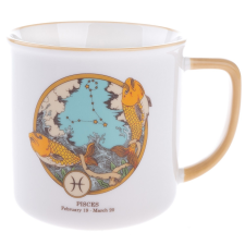 4-Home Halak csillagjegy porcelán bögre, 460 ml bögrék, csészék