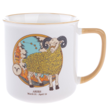 4-Home Kos csillagjegy porcelán bögre, 460 ml bögrék, csészék