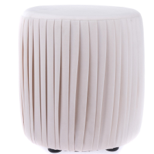 4-Home Silla szövet puff, bézs, 36 x 33 cm, bézs bútor