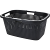 4-Home Újrahasznosított szennyeskosár fogantyúkkal 38 l, 60 x 40 x 26 cm, antracit