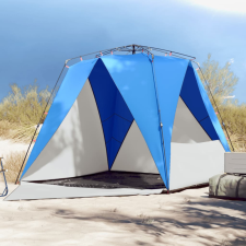  4 személyes azúrkék vízálló felugró strandsátor sátor