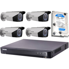 4 varifokális infrakamerás HIKVISION HDTVI megfigyelő kamera