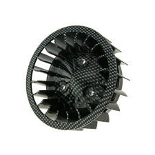 4 Ventilátor kerék karbon optika - Minarelli fekvőhengeres, Keeway, CPI, 1E40QMB egyéb motorkerékpár alkatrész