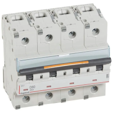  4D 80A 25kA Legrand DX3 409853 kismegszakító villanyszerelés