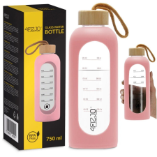 4FIZJO Üveg vizes palack 750 ml kulacs, kulacstartó