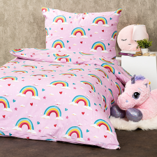 4Home Rainbow gyerek pamut ágyneműhuzat, 140 x 200 cm, 70 x 90 cm lakástextília