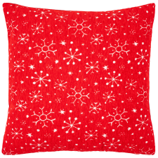 4Home Snowfall in Red párnahuzat, 45 x 45 cm lakástextília
