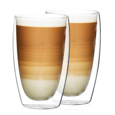  4Home Thermo latté pohár Hot&amp;Cool 410 ml, 2 db kés és bárd
