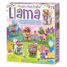 4M Láma gipszöntő készlet (44033) kreatív és készségfejlesztő