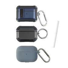4smarts Alpha Apple Airpods Pro 2 tokok szettben, 3db, színes fülhallgató, fejhallgató tok
