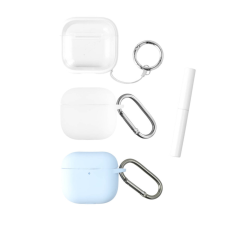 4smarts Apple Airpods 4 gen tokok szettben, 3db, színes fülhallgató, fejhallgató tok